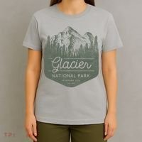 Glacier National Park Hoodie - Montana Vacation T-Shirt thumb 4