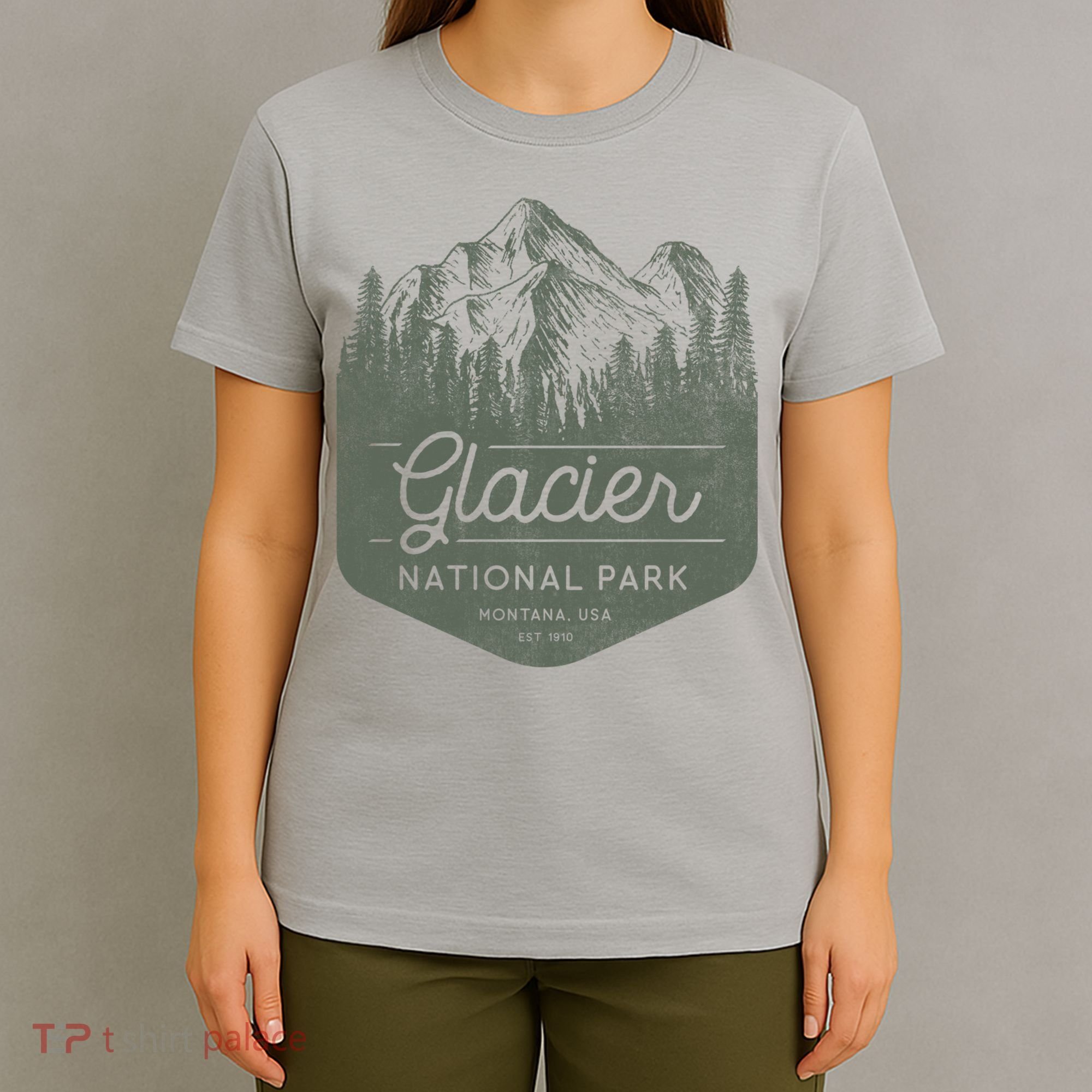 Glacier National Park Hoodie - Montana Vacation T-Shirt