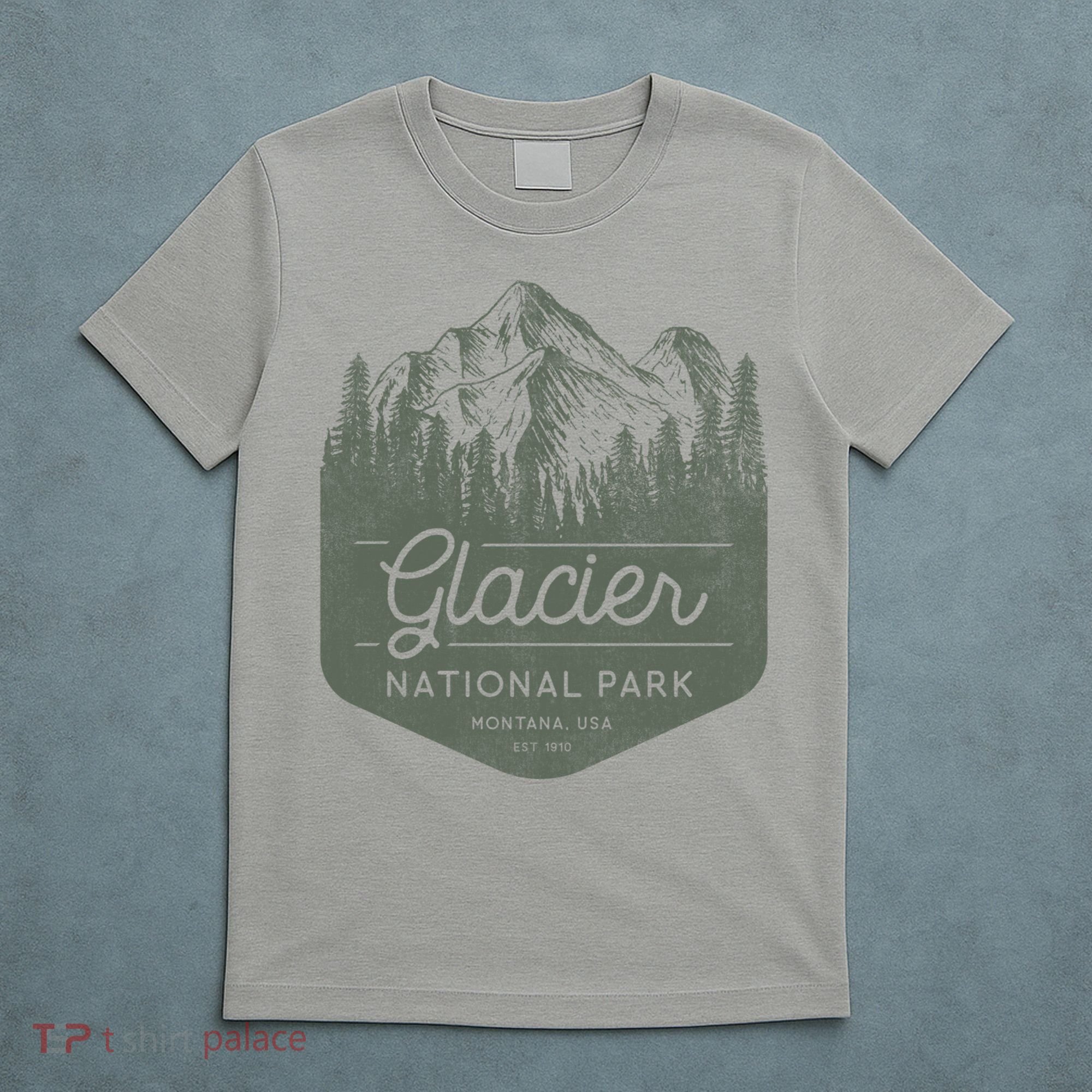 Glacier National Park Hoodie - Montana Vacation T-Shirt