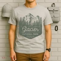 Glacier National Park Hoodie - Montana Vacation T-Shirt thumb 6
