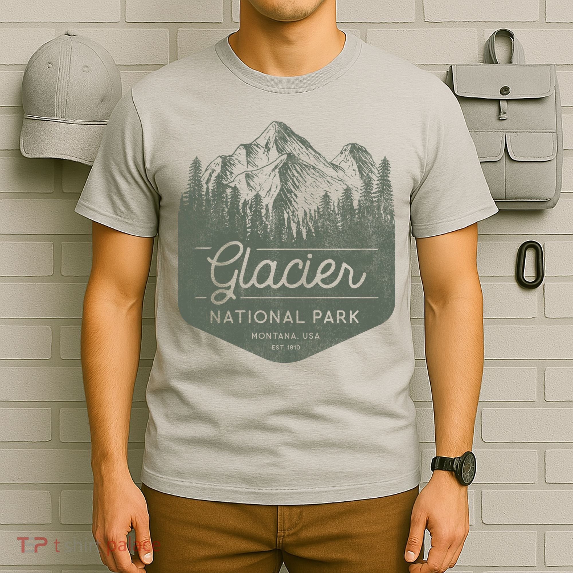 Glacier National Park Hoodie - Montana Vacation T-Shirt