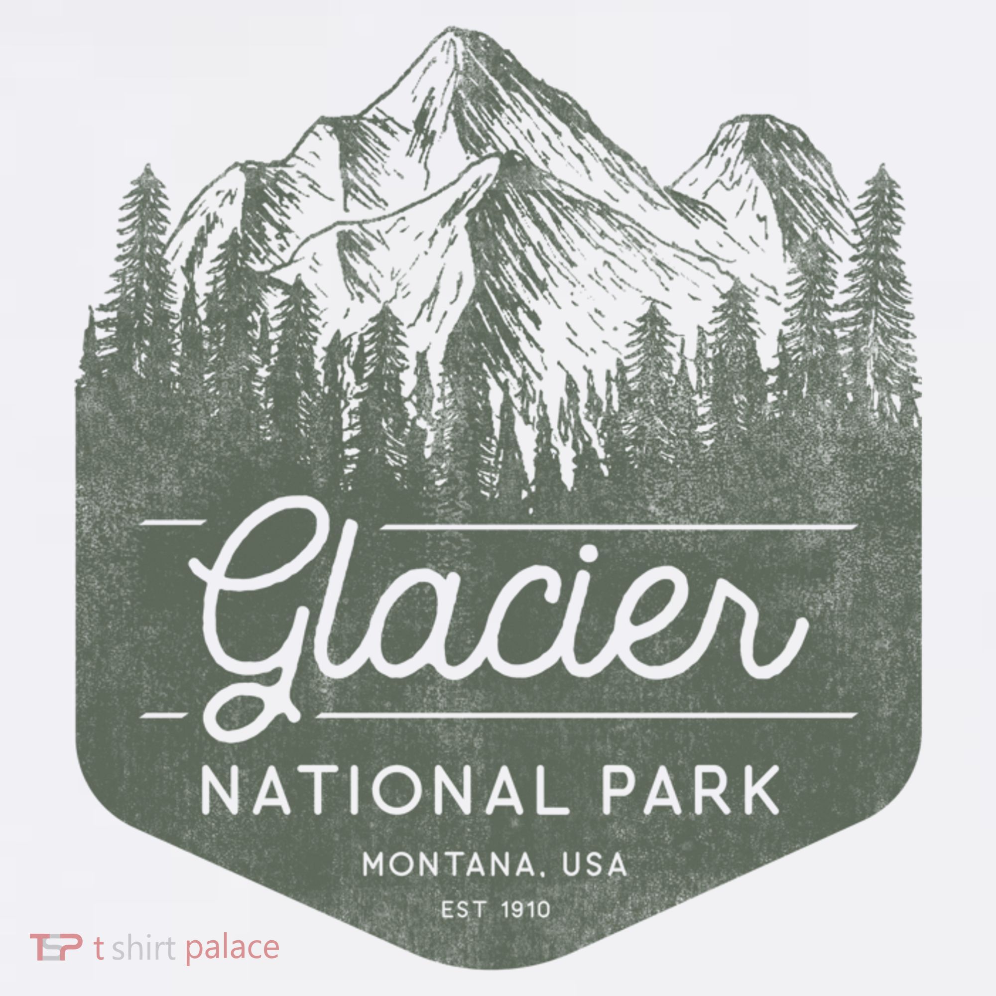 Glacier National Park Hoodie - Montana Vacation Apron