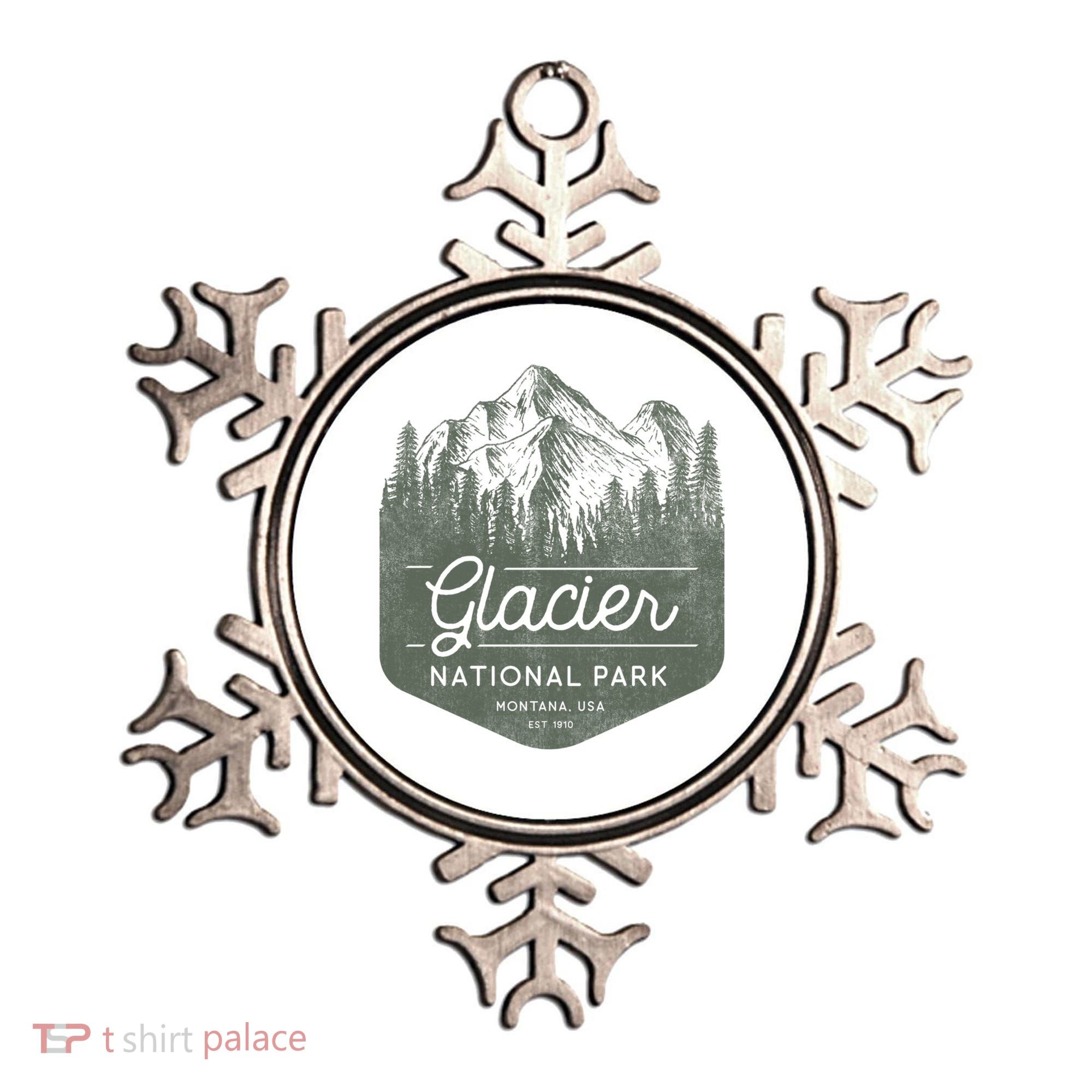 Glacier National Park Hoodie - Montana Vacation Ornament