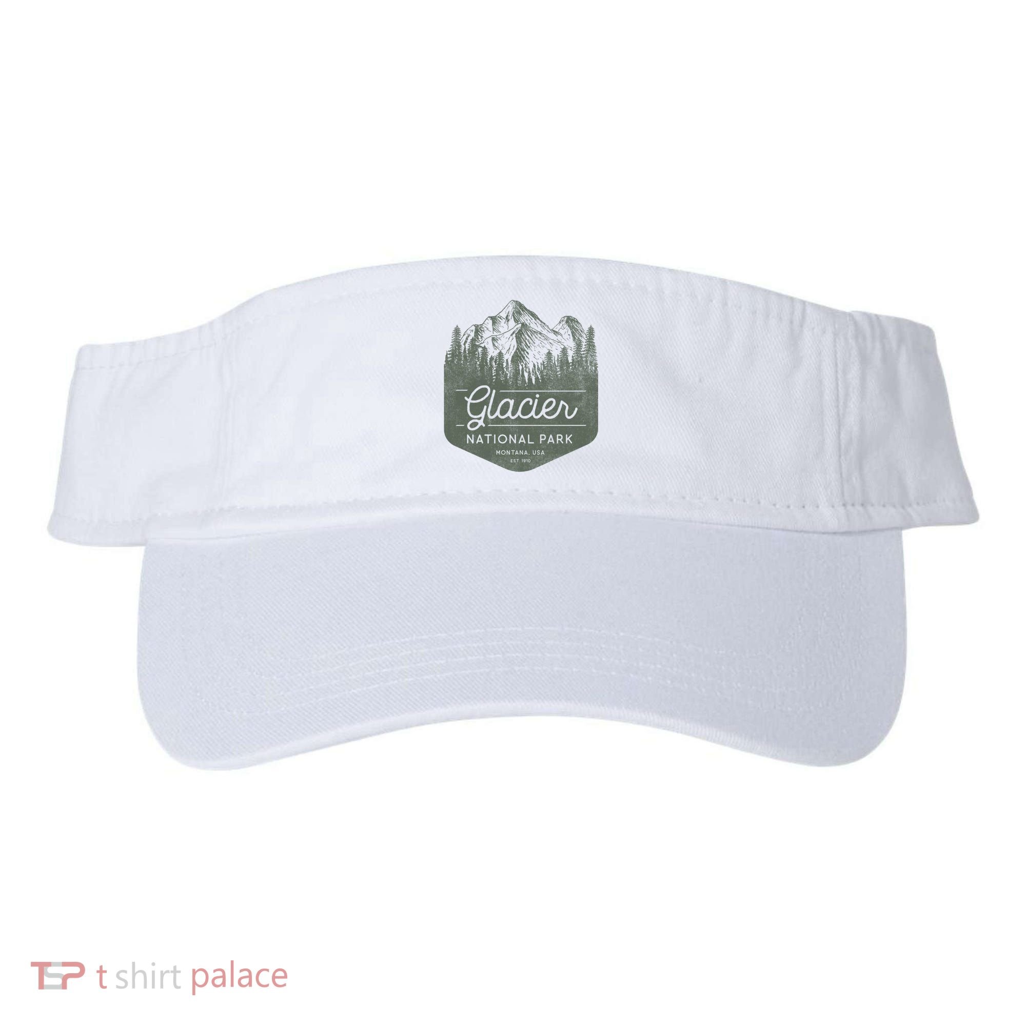 Glacier National Park Hoodie - Montana Vacation Visor
