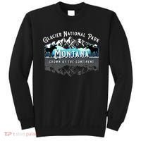 Glacier National Park Montana Moose Hiking Camping Souvenir Sweatshirt thumb 0