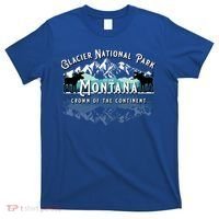 Glacier National Park Montana Hiking Moose Camping Souvenir Gift T-Shirt thumb 0