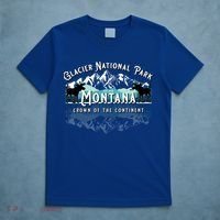Glacier National Park Montana Hiking Moose Camping Souvenir Gift T-Shirt thumb 5