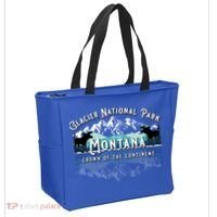 Glacier National Park Montana Hiking Moose Camping Souvenir Gift Tote Bag thumb 2