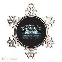 Glacier National Park Montana Hiking Camping Moose Souvenir Meaningful Gift Ornament thumb 0