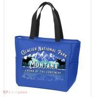 Glacier National Park Montana Hiking Camping Moose Souvenir Meaningful Gift Tote Bag thumb 3