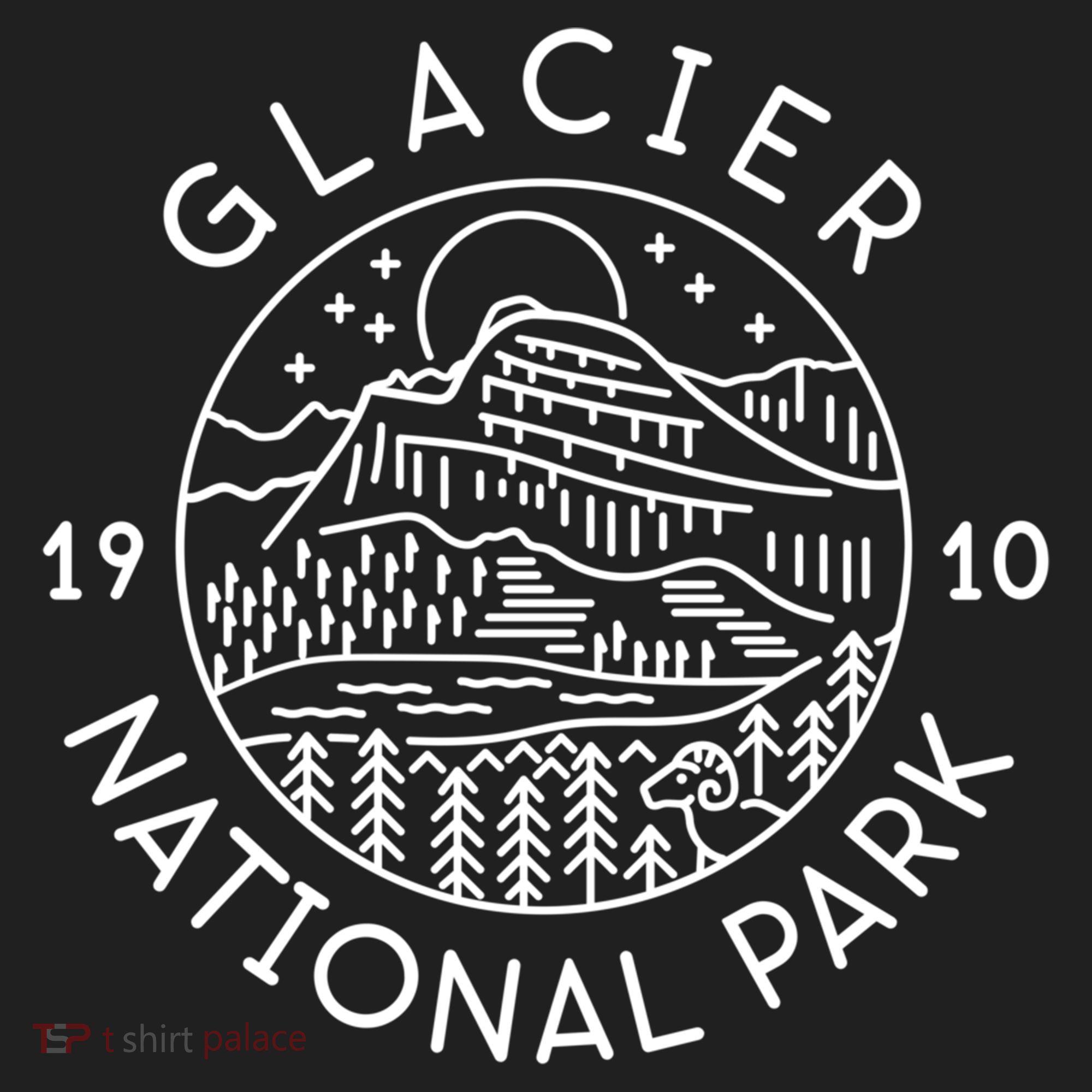 Glacier National Park 1910 Montana Gift Beanie