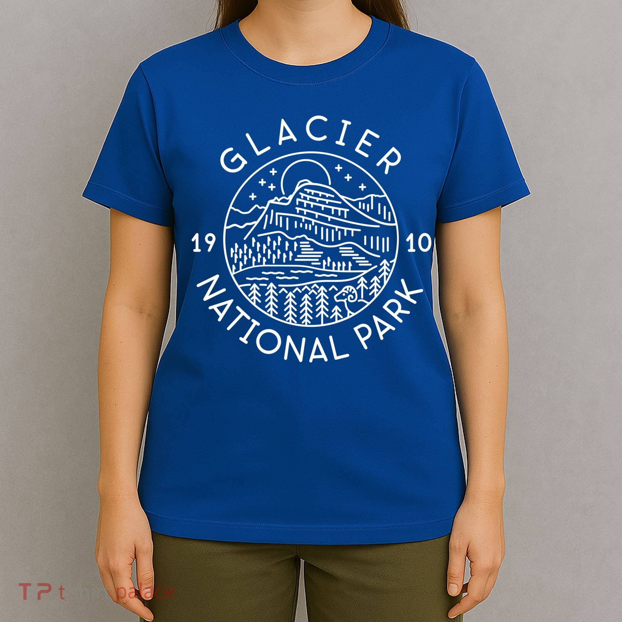 Glacier National Park 1910 Montana Gift T-Shirt