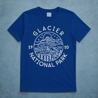 Glacier National Park 1910 Montana Gift T-Shirt thumb 5