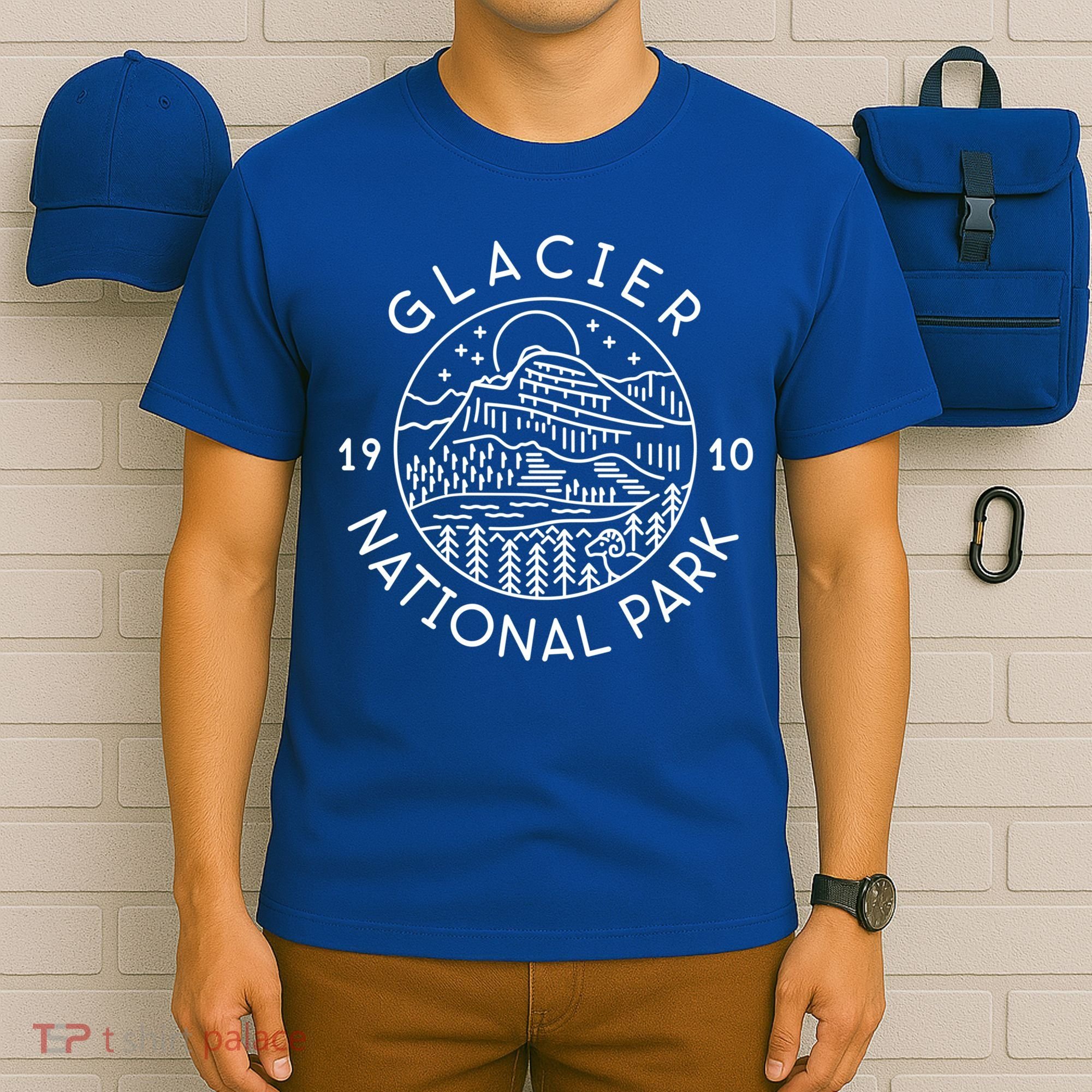 Glacier National Park 1910 Montana Gift T-Shirt