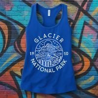 Glacier National Park 1910 Montana Gift Women's Tank Top thumb 3
