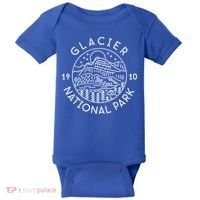 Glacier National Park 1910 Montana Gift Baby Bodysuit thumb 0