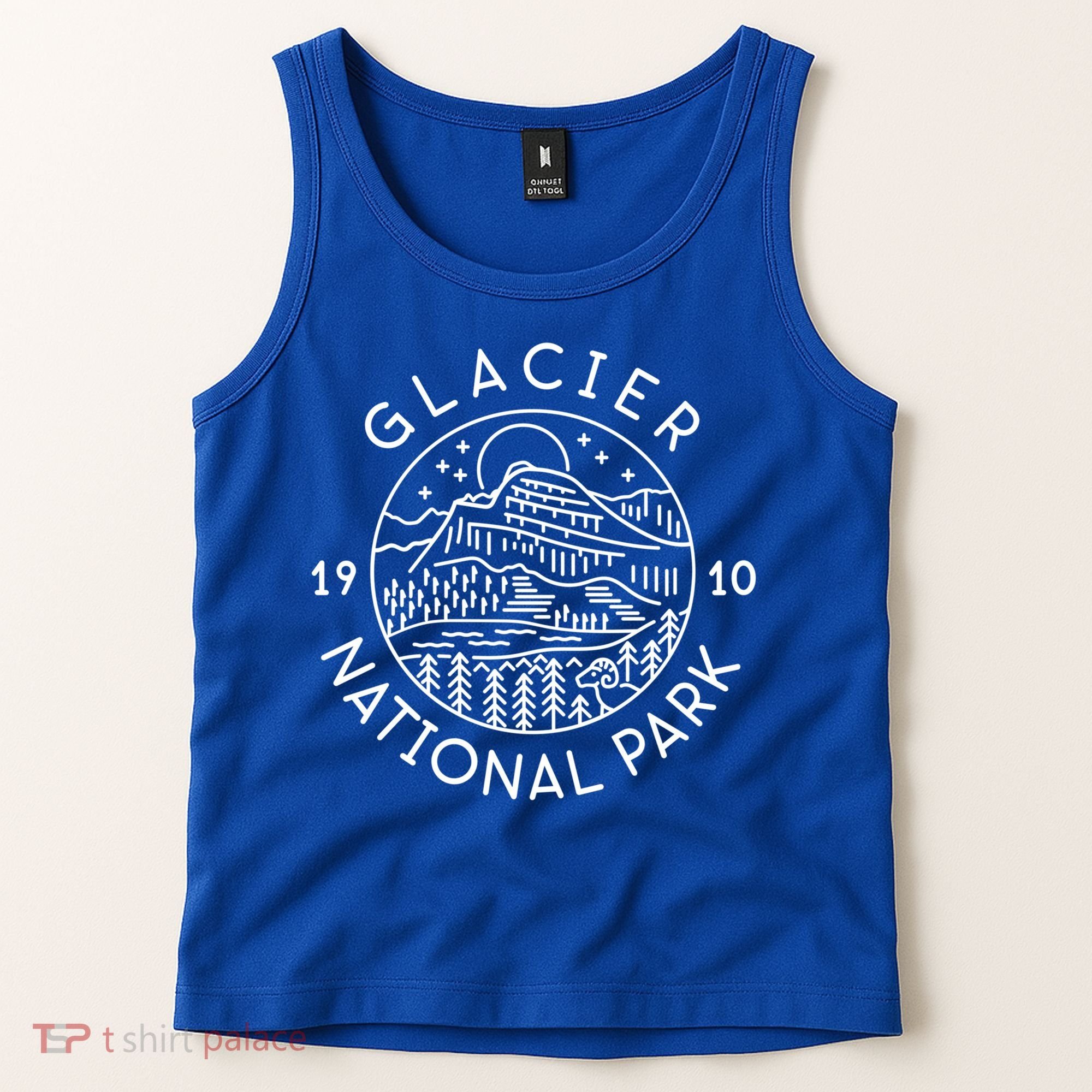 Glacier National Park 1910 Montana Gift Tank Top