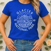 Glacier National Park 1910 Montana Gift Women's T-Shirt thumb 2