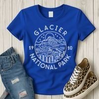 Glacier National Park 1910 Montana Gift Women's T-Shirt thumb 3