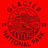 Glacier National Park 1910 Montana Gift Santa Hat thumb 1