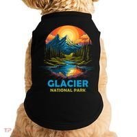 Glacier National Park Montana Mountains Trip Doggie Tank thumb 0