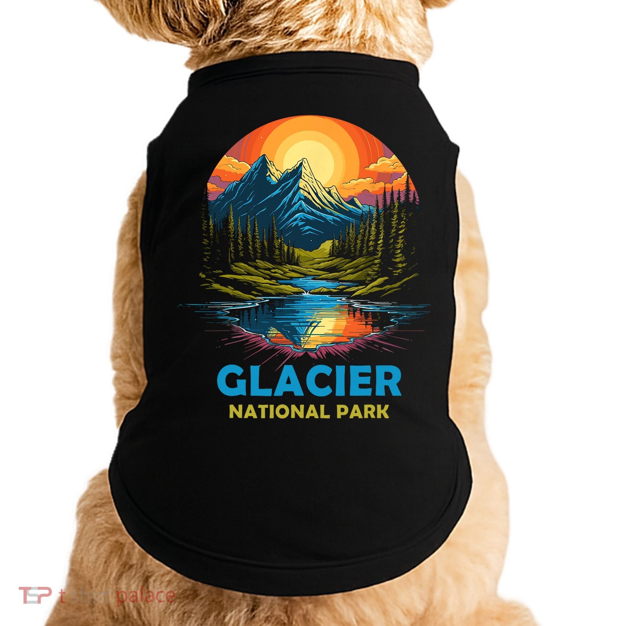 Glacier National Park Montana Mountains Trip Doggie Tank