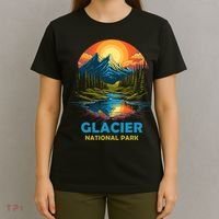 Glacier National Park Montana Mountains Trip T-Shirt thumb 4