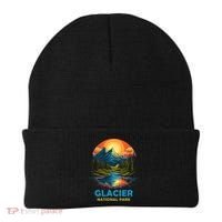 Glacier National Park Montana Mountains Trip Beanie thumb 0