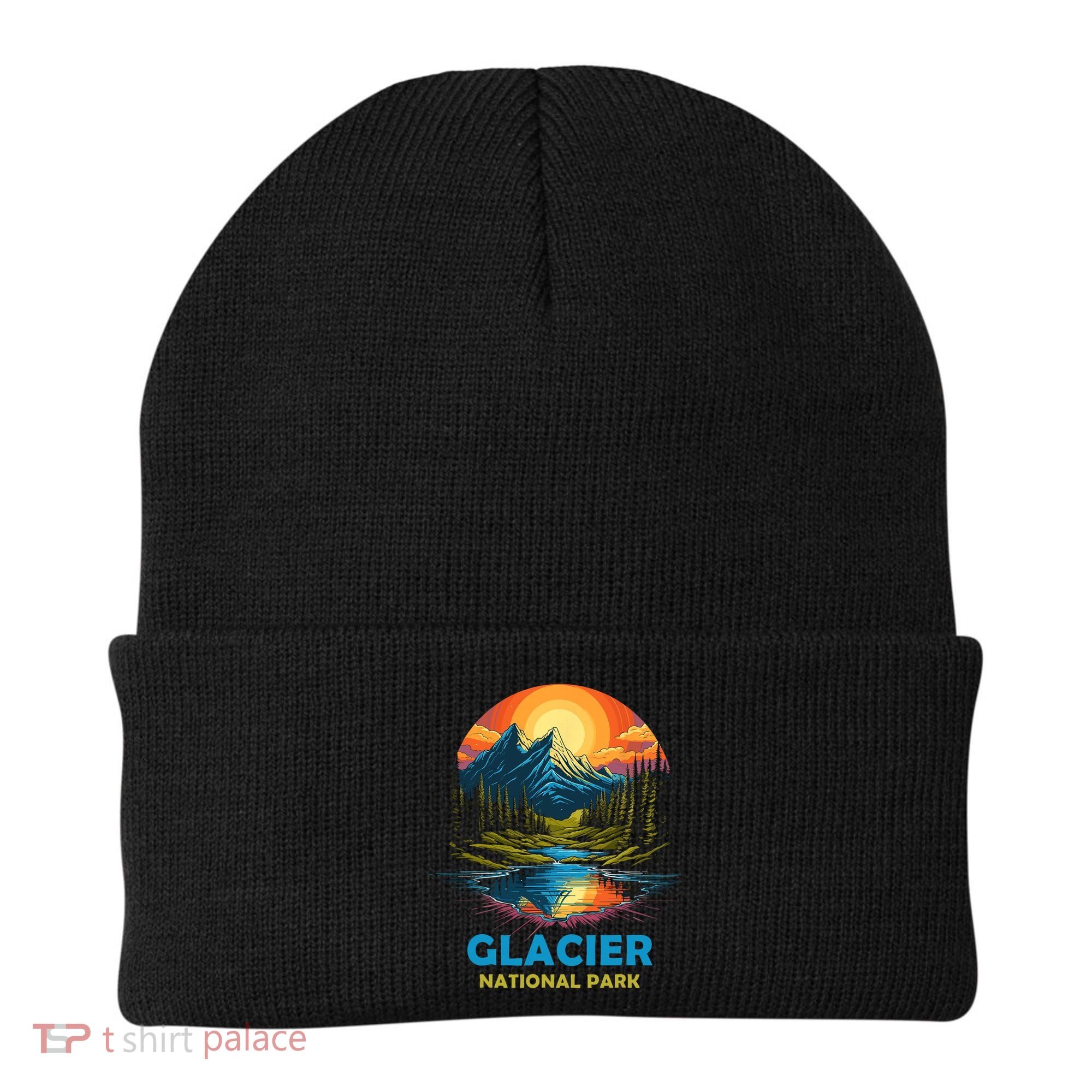 Glacier National Park Montana Mountains Trip Beanie