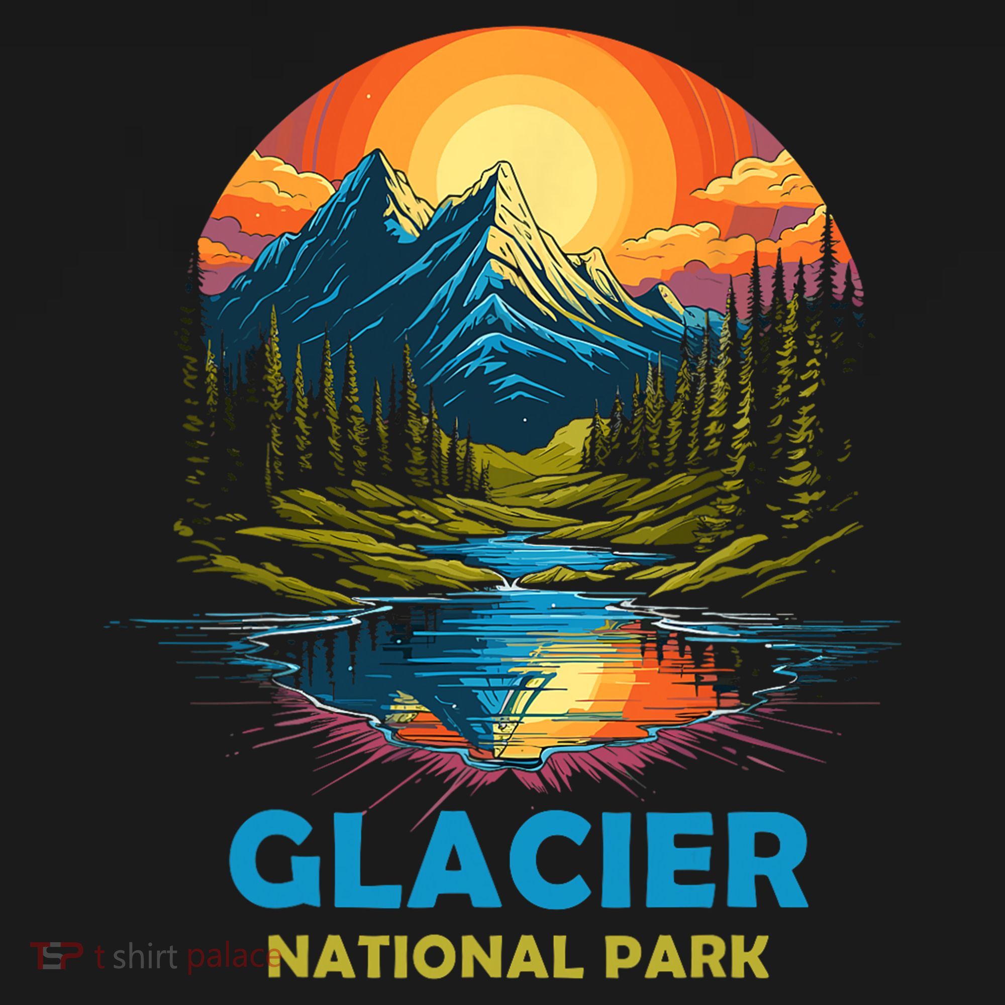 Glacier National Park Montana Mountains Trip Coaster