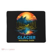 Glacier National Park Montana Mountains Trip Mousepad thumb 0
