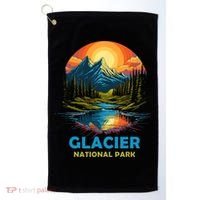 Glacier National Park Montana Mountains Trip Golf Towel thumb 0