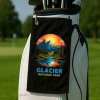 Glacier National Park Montana Mountains Trip Golf Towel thumb 2