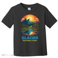 Glacier National Park Montana Mountains Trip Toddler T-Shirt thumb 0
