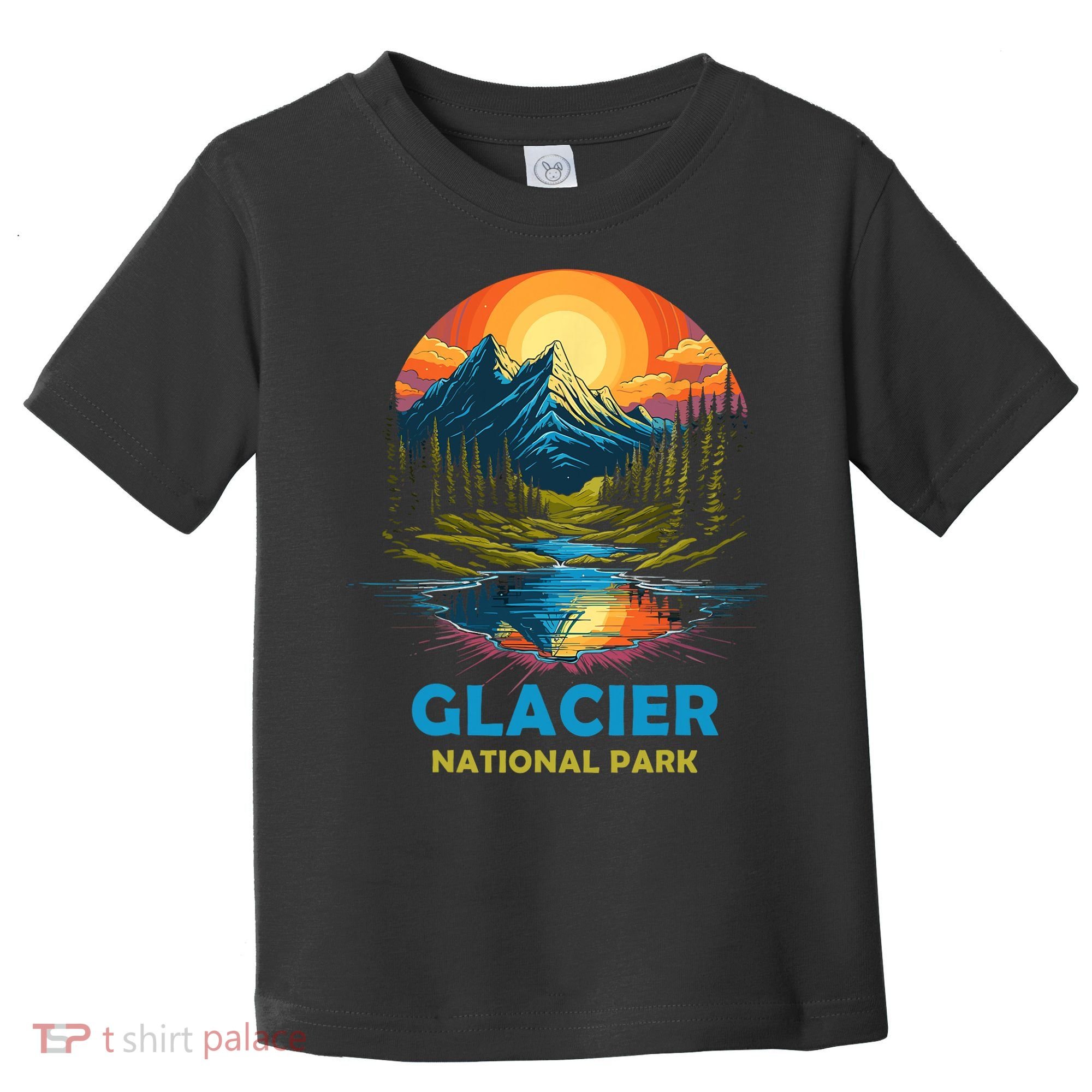 Glacier National Park Montana Mountains Trip Toddler T-Shirt