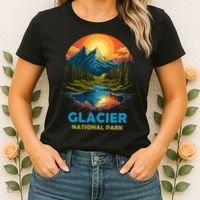 Glacier National Park Montana Mountains Trip Women's T-Shirt thumb 2