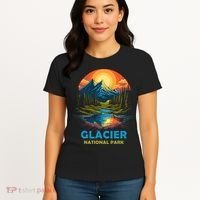 Glacier National Park Montana Mountains Trip Women's T-Shirt thumb 4