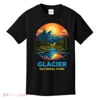 Glacier National Park Montana Mountains Trip Kids T-Shirt thumb 0