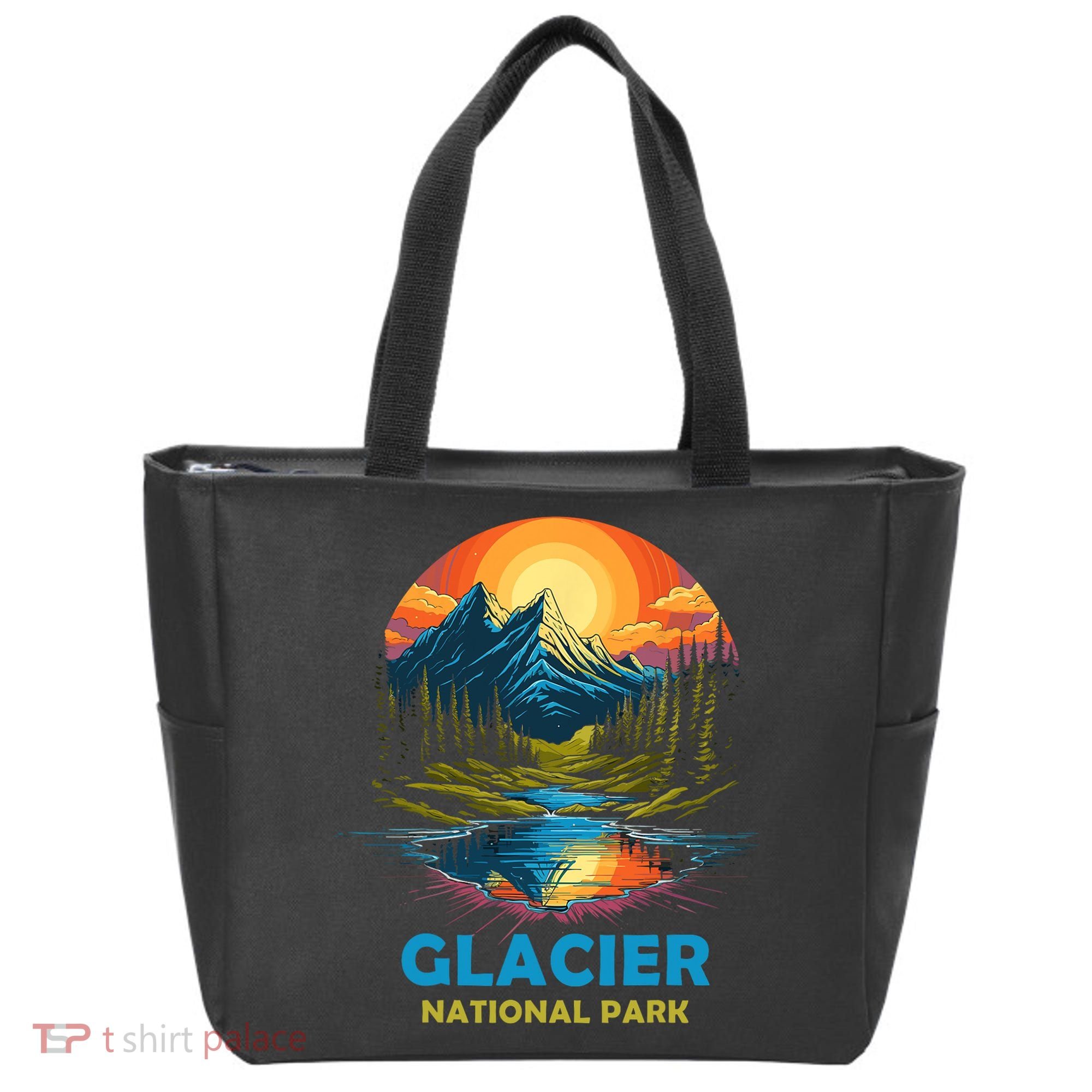Glacier National Park Montana Mountains Trip Tote Bag