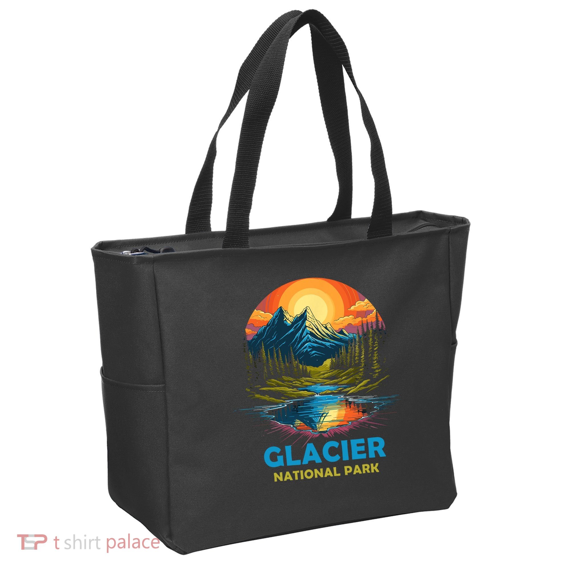 Glacier National Park Montana Mountains Trip Tote Bag