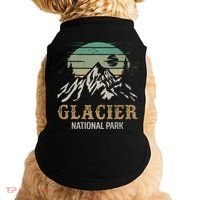 Glacier National Park Merchandise Retro Glacier Souvenirs Cute Gift Doggie Tank thumb 0
