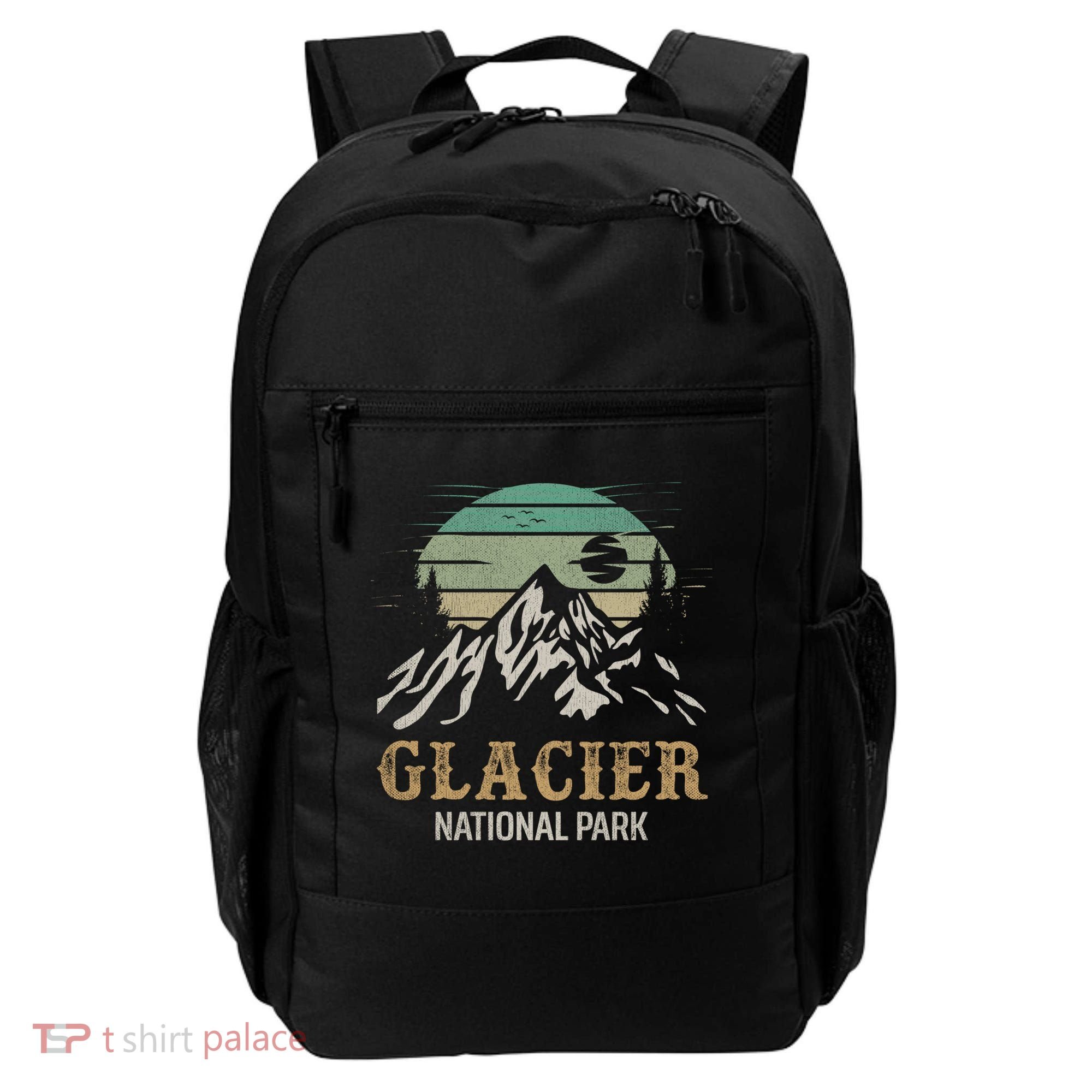 Glacier National Park Merchandise Retro Glacier Souvenirs Cute Gift Backpack