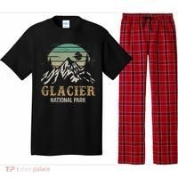 Glacier National Park Merchandise Retro Glacier Souvenirs Cute Gift Pajama Set thumb 0