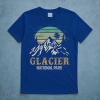 Glacier National Park Merchandise Retro Glacier Souvenirs Cute Gift T-Shirt thumb 5