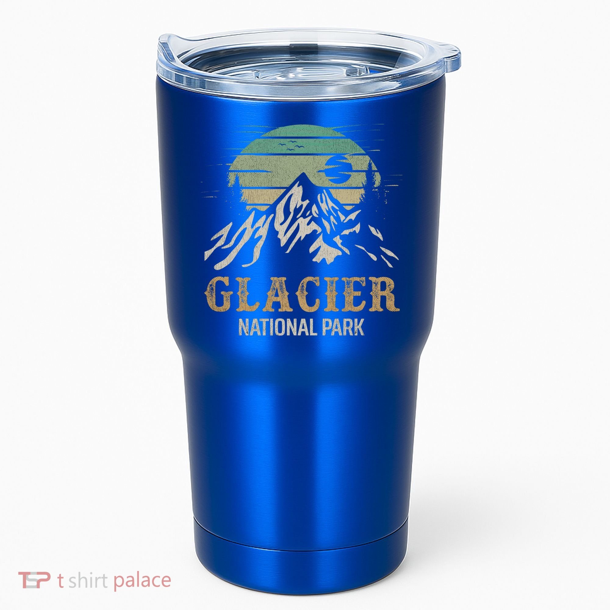 Glacier National Park Merchandise Retro Glacier Souvenirs Cute Gift Tumbler