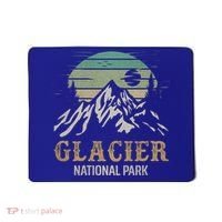 Glacier National Park Merchandise Retro Glacier Souvenirs Cute Gift Mousepad thumb 0