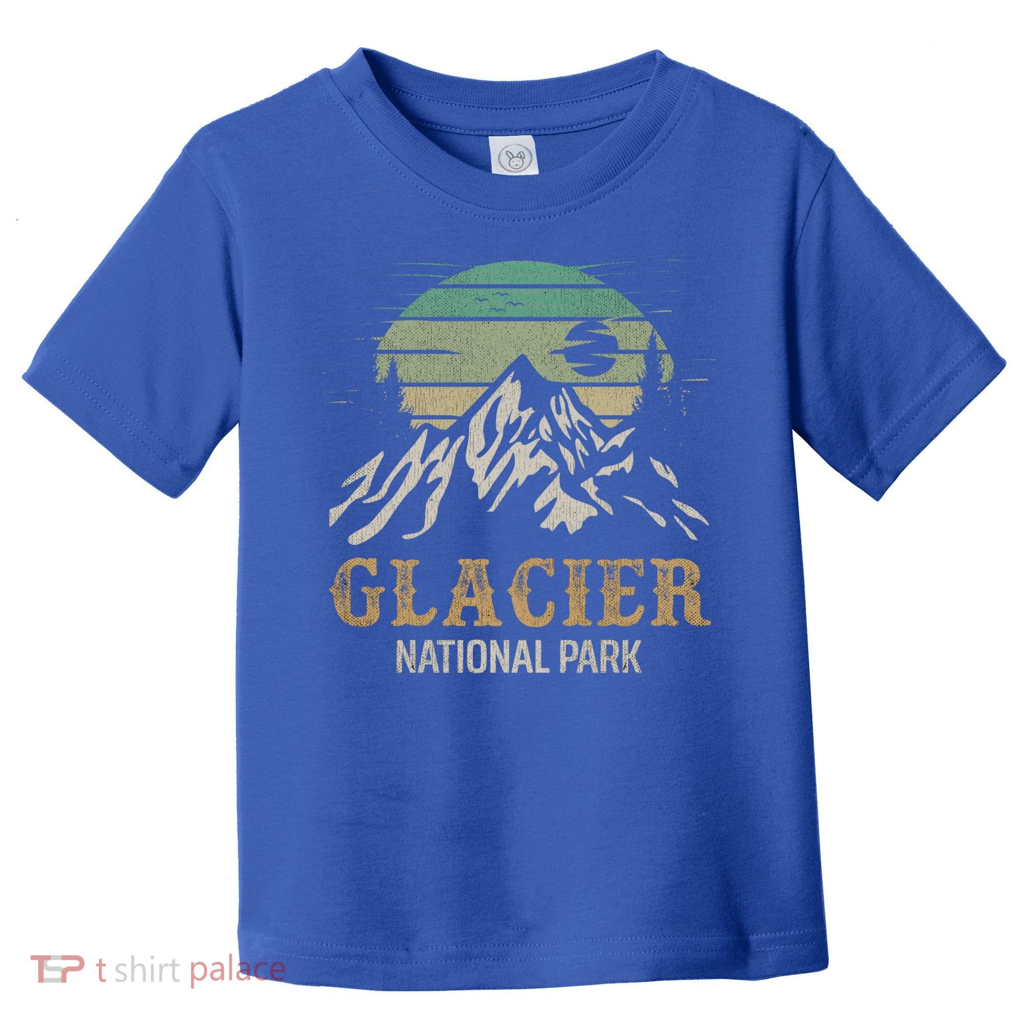 Glacier National Park Merchandise Retro Glacier Souvenirs Cute Gift Toddler T-Shirt
