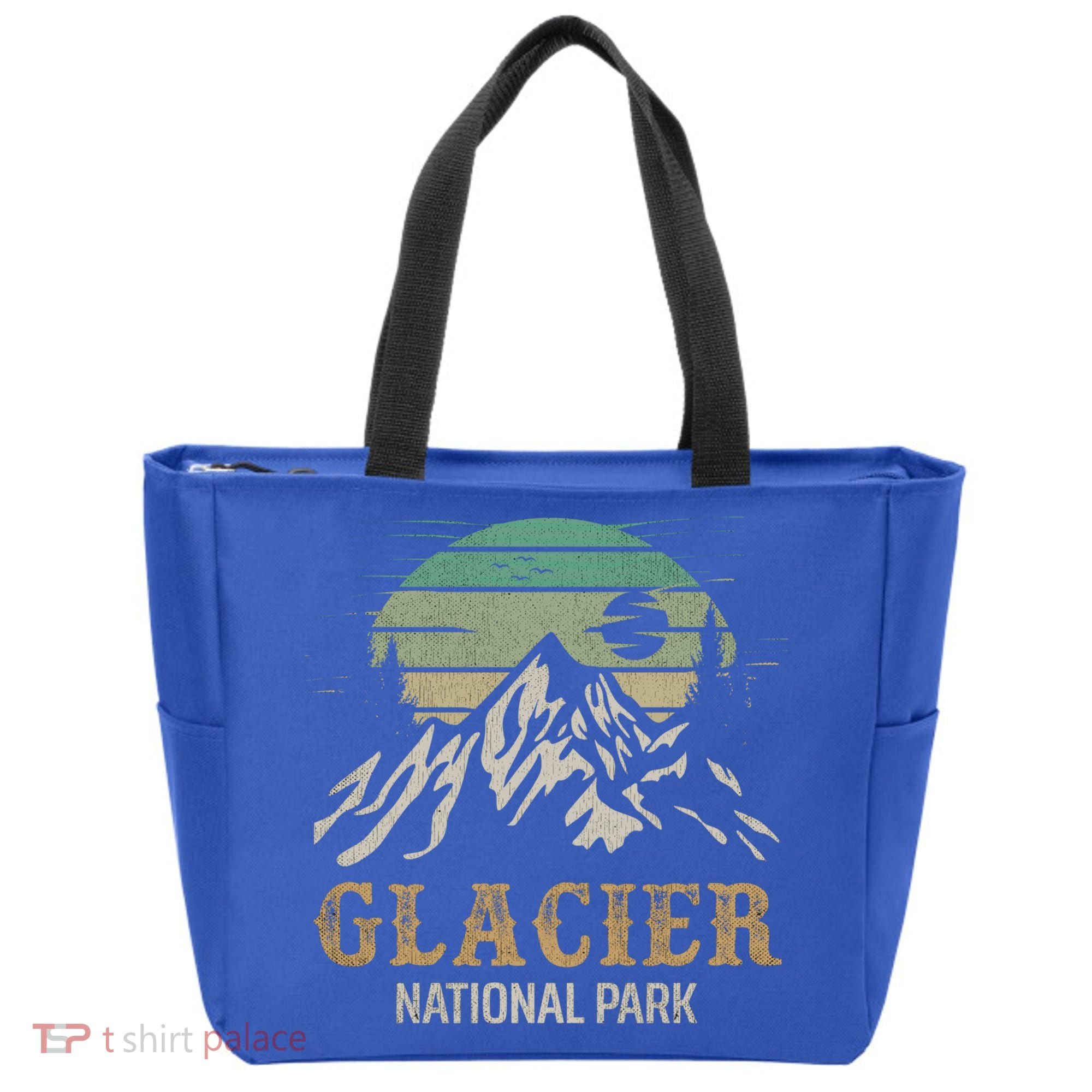 Glacier National Park Merchandise Retro Glacier Souvenirs Cute Gift Tote Bag