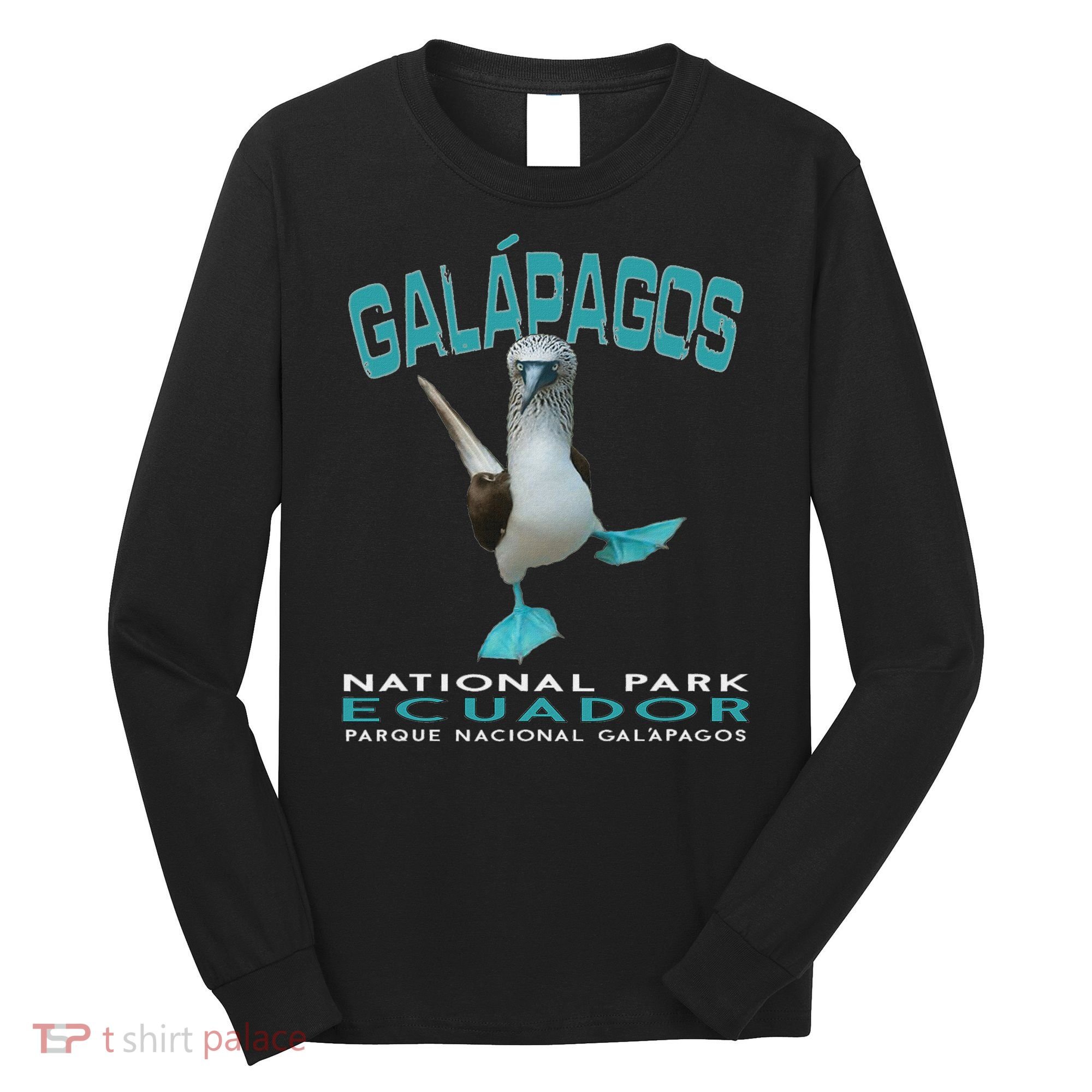 Galapagos National Park Ecuador Blue Footed Boobies Keepsake Long Sleeve Shirt