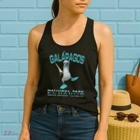 Galapagos National Park Ecuador Blue Footed Boobies Keepsake Women's Tank Top thumb 2